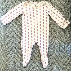 Kate Quinn Organic Anchor Footie Pajama